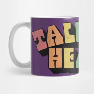 Talking Heads // Retro Style Fan Art Design Mug